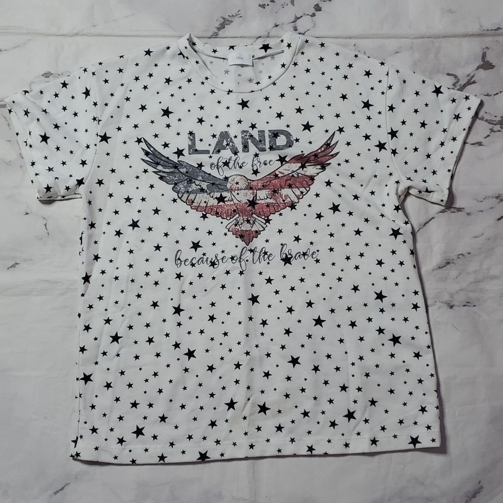 12PM Land of the Free Tee